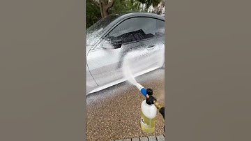 BMW M4 Snow Foam Action ❄️💪🏼🧼 #bmwm4 #cardetailing #snowfoam #asmr