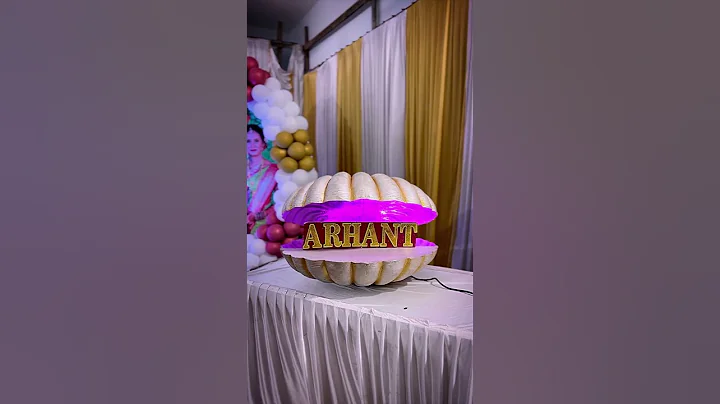 Baby Name Reveal Shell 🐚 | Naming Ceremony | #namereveal #shell #namerevealshell #youtubeshorts