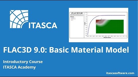FLAC3D 9.0 Basic Material Models Tutorial | Assigning and Understanding Constitutive Models