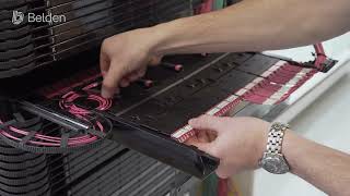 Belden DCX Optical Distribution Frame High-Density Fiber Management