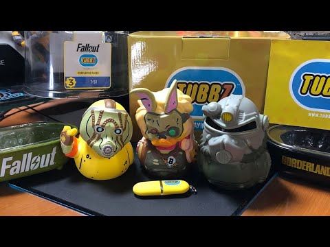 Tubbz Cosplaying Ducks Unboxing (Tiny Tina from Borderlands and T-51 from Fallout)