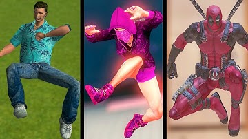 Jump Animations in 50 Different Video Games