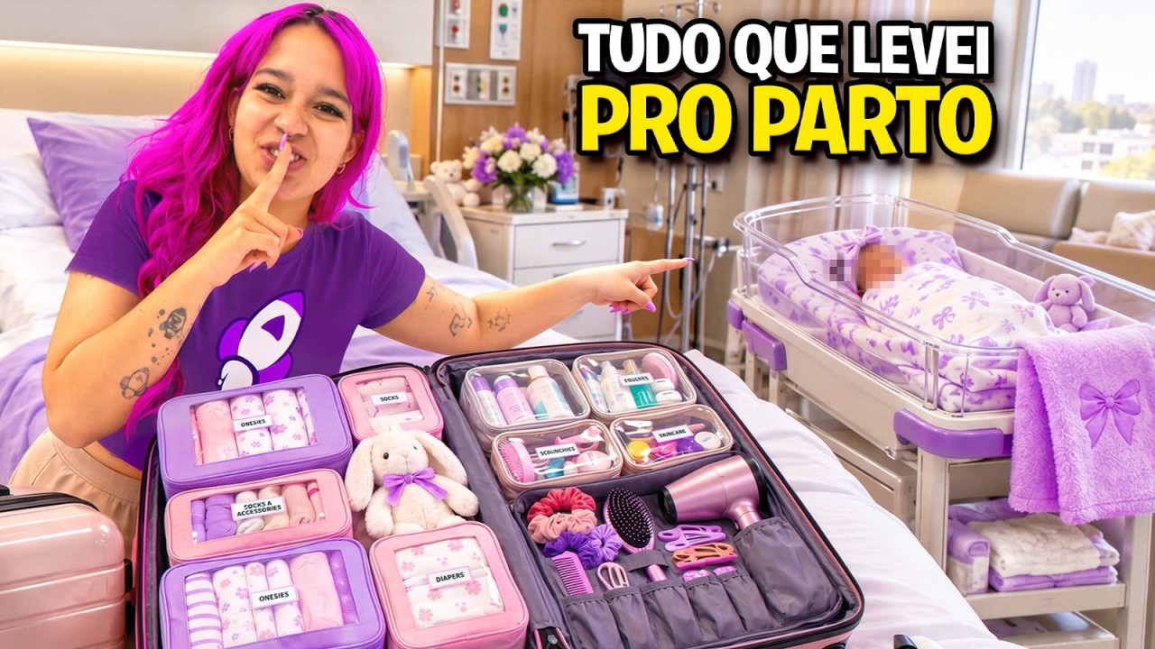 TUDO QUE EU LEVEI PRO MEU PARTO *estamos prontas