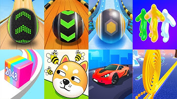 Going Balls VS Sky Rolling Balls Action Balls Blob Runner 3D Jerry Run Race Master 3D Save The Dog