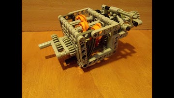 Lego Technic 6-Speed Gearbox Instructions