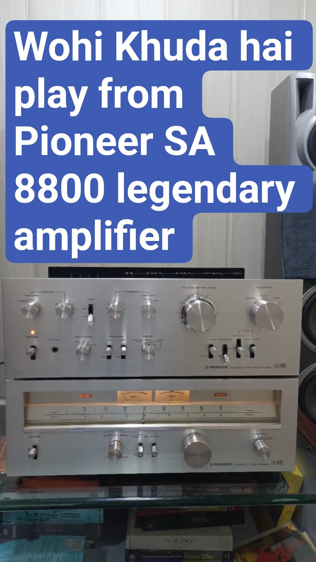 PIONEER SA 8800 amplifier and TX 8800 tuner amplifier in brand New