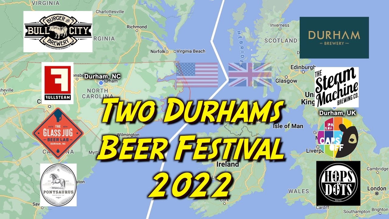 Two Durhams Beer festival 2022 YouTube