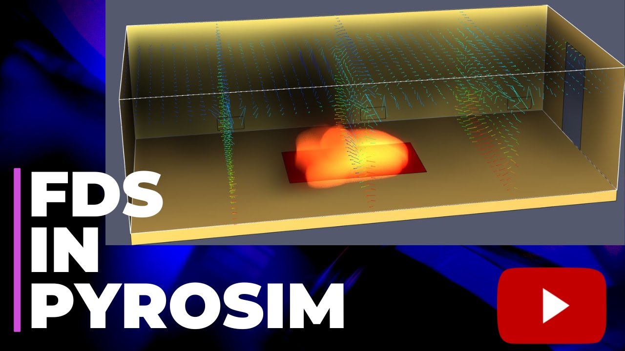 Fire simulation using smoke extraction system using FDS - YouTube
