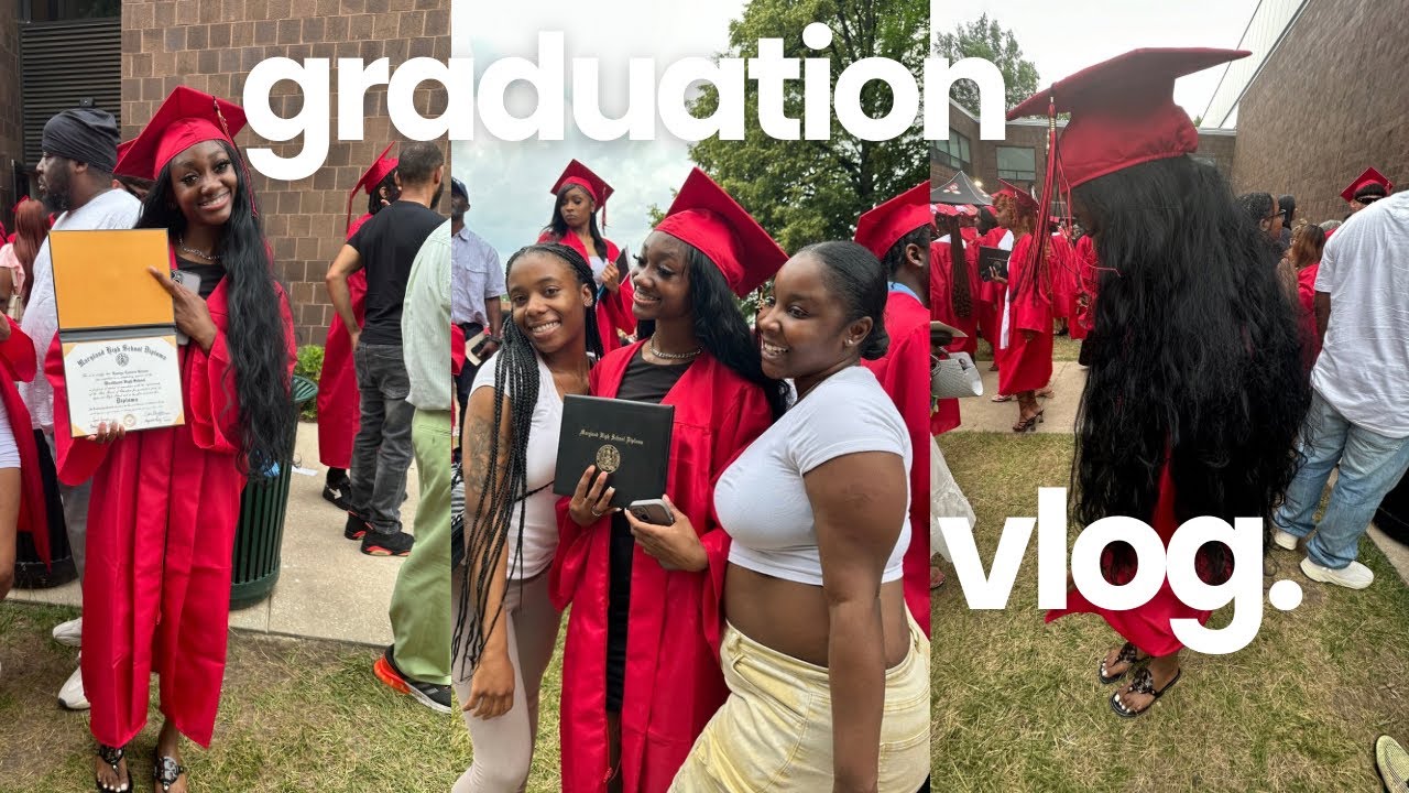GRADUATION VLOG| MY SISTER FINALLY GRADUATED HIGH SCHOOL ! - YouTube