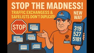 Traffic Exchanges & Safelists: STOP The Madness!