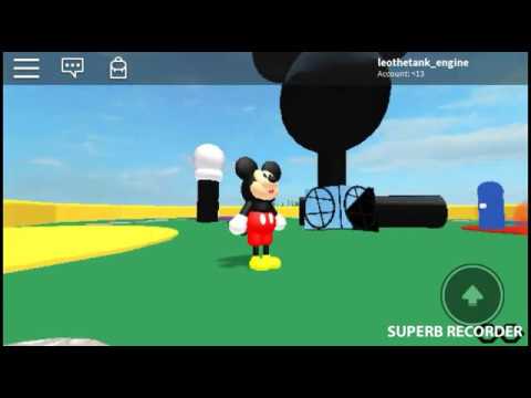 Leo Plays Roblox Mickey Mouse Clubhouse Youtube - mickey mouse disney roblox