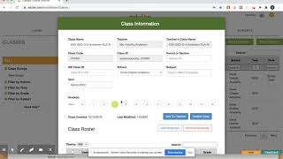 Roster Pages Overview for Sub Admin