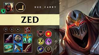 Zed ADC vs Jhin - VN Grandmaster Patch 26.07