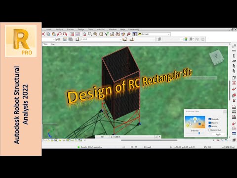 Modeling Silos (Circular and Rectangular) in Autodesk Robot | Part 4: RC Design