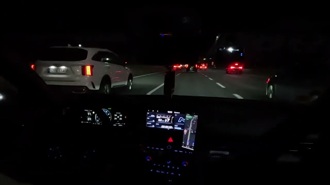 아반떼 N 고속도로 크루징