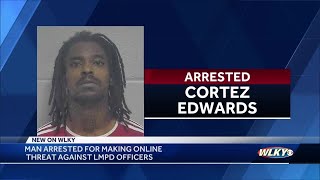 Feds: Louisville man arrested after threatening to shoot LMPD officers during Facebook live