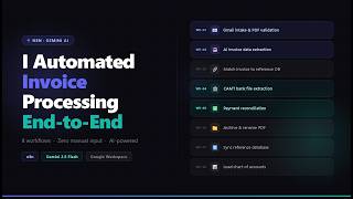 I Automated the Entire Invoice Process with n8n + Gemini AI (8 Workflows)