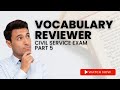 Vocabulary Reviewer Part5 | Civil Service Exam | Fire Officer Exam | Penology Exam