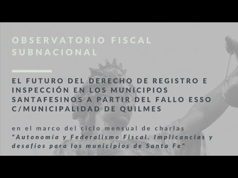 El futuro del derecho de registro e inspección en los municipios santafesinos