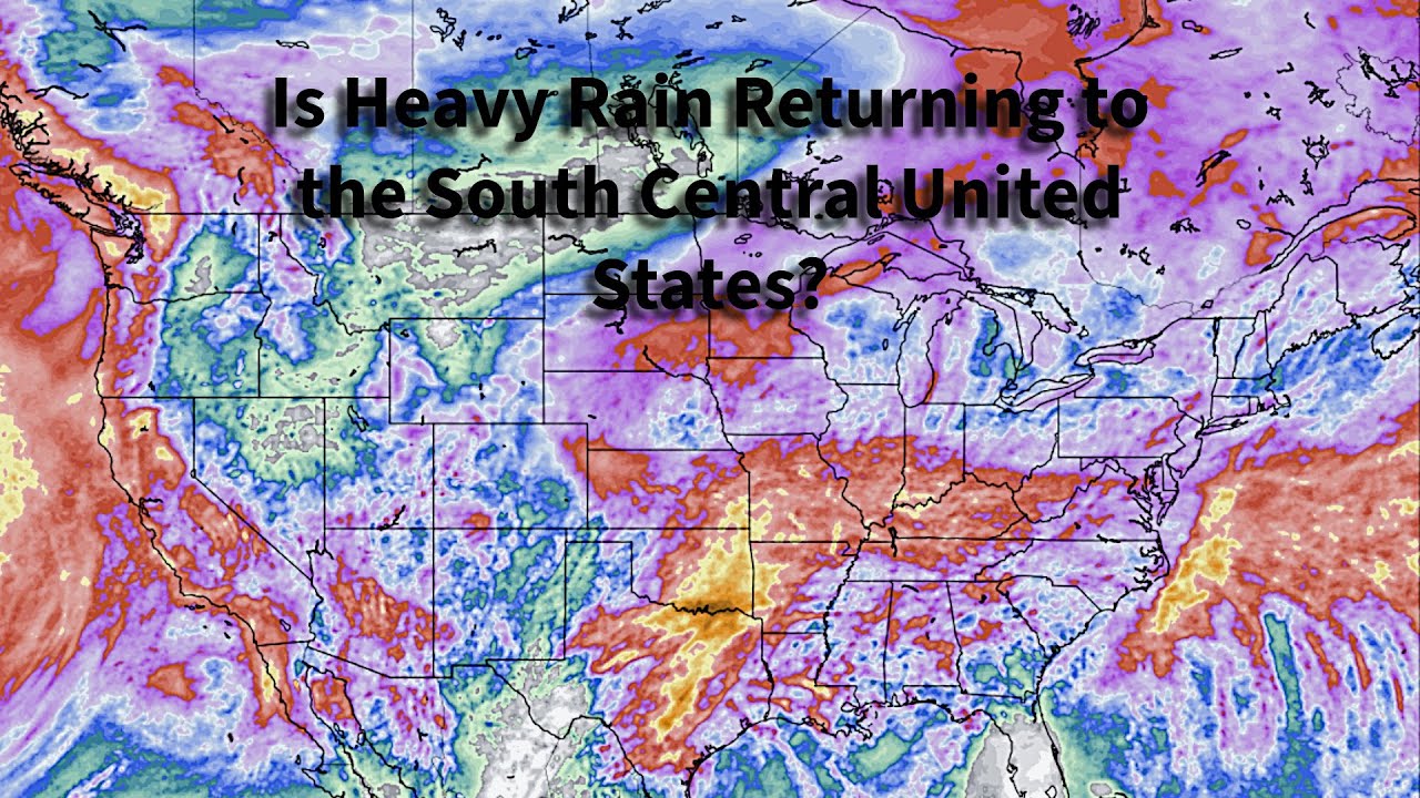Heavy rain expected in the south central US in the coming days. # ...