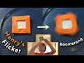  henrys flicker boomerang and photo frame  pure origami