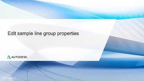 Cert Prep for Autodesk Pro Civil3D Infrastructure Design Lesson4: Edit sample line group propertie