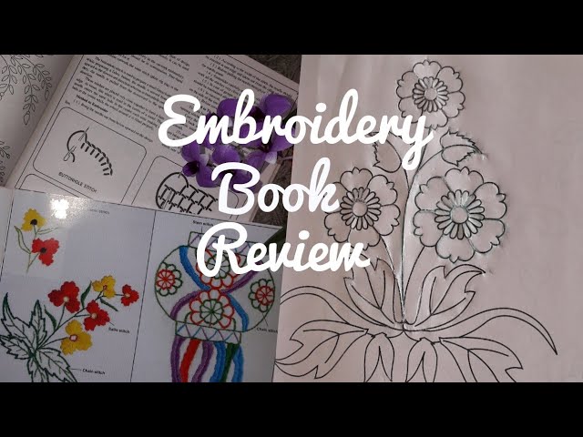 How to get embroidery designs, Embroidery book review