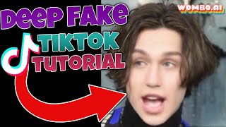 How To Create Deep Fake, Moving Image Filter From Tiktok Wombo.ai, Tokkingheads