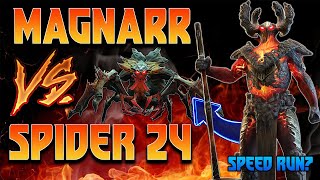 MAGNARR | SPIDER 20-24 STRATEGIES | MORE Than Just A NUKER ! | Raid Shadow Legends