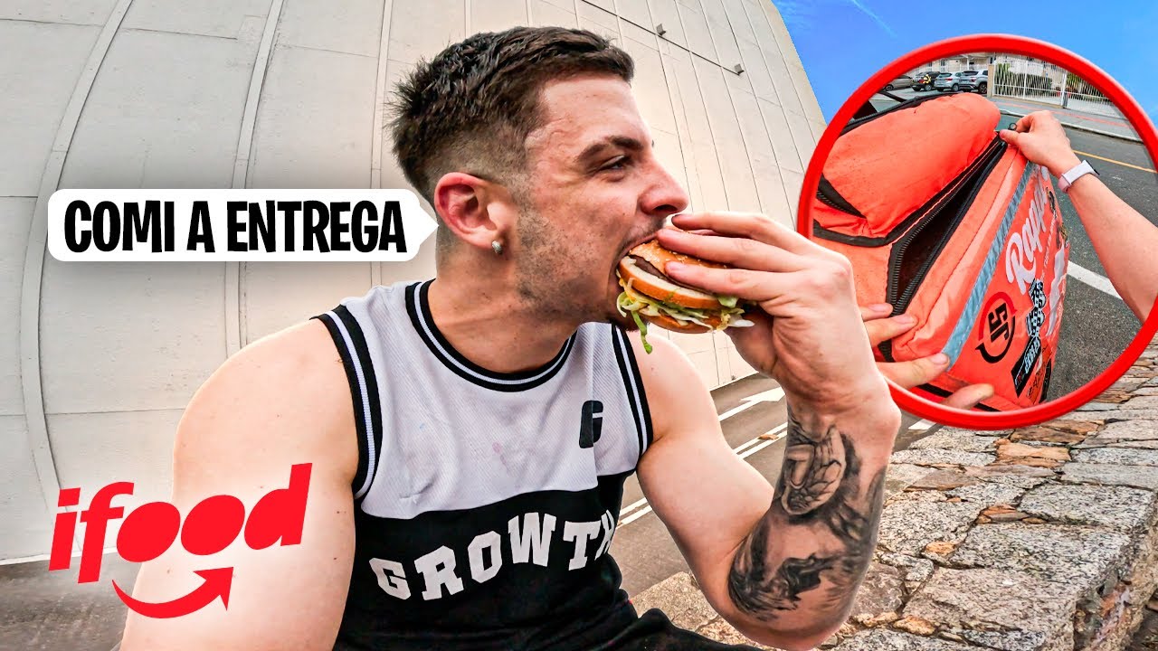 R0UBEI E COMI A ENTREGA DO IFOOD DO MEU IRMÃO…😂