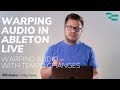 Warping audio with ableton live 4 warping audio with tempo changes