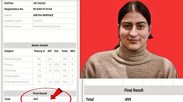 Meet Arusa Parvaiz from Srinagar who secured the first position in the medical stream with 99.8%