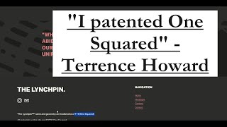 Terrence Howard Patented "One Squared"?
