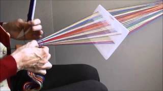 Weaving Sámi bands with one group of pattern threads 2015