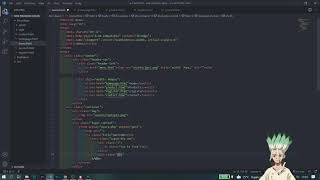 praktek3. Cara membuat Navbar, login, register dalam web html css screenshot 5