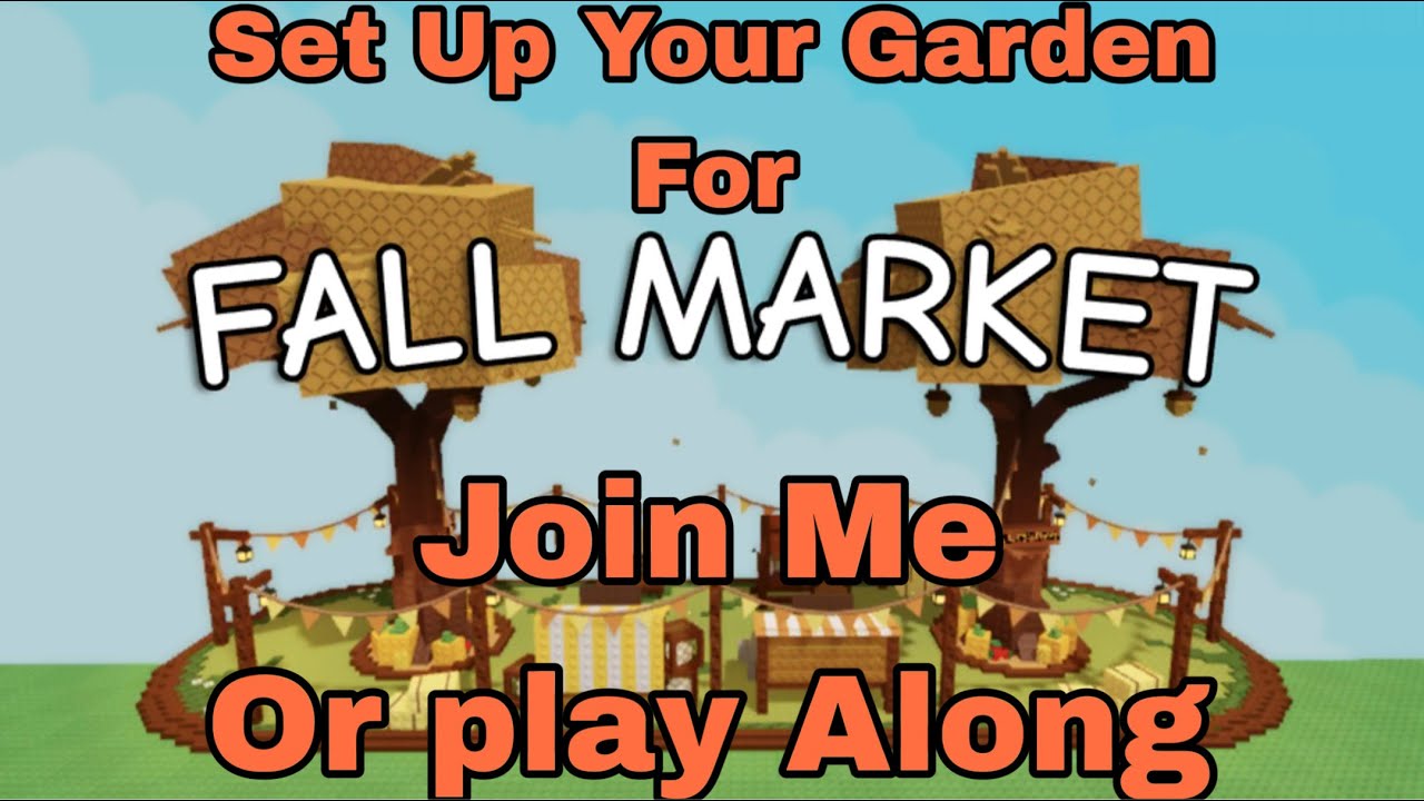 Setting up garden for Fall time in Grow A Garden.