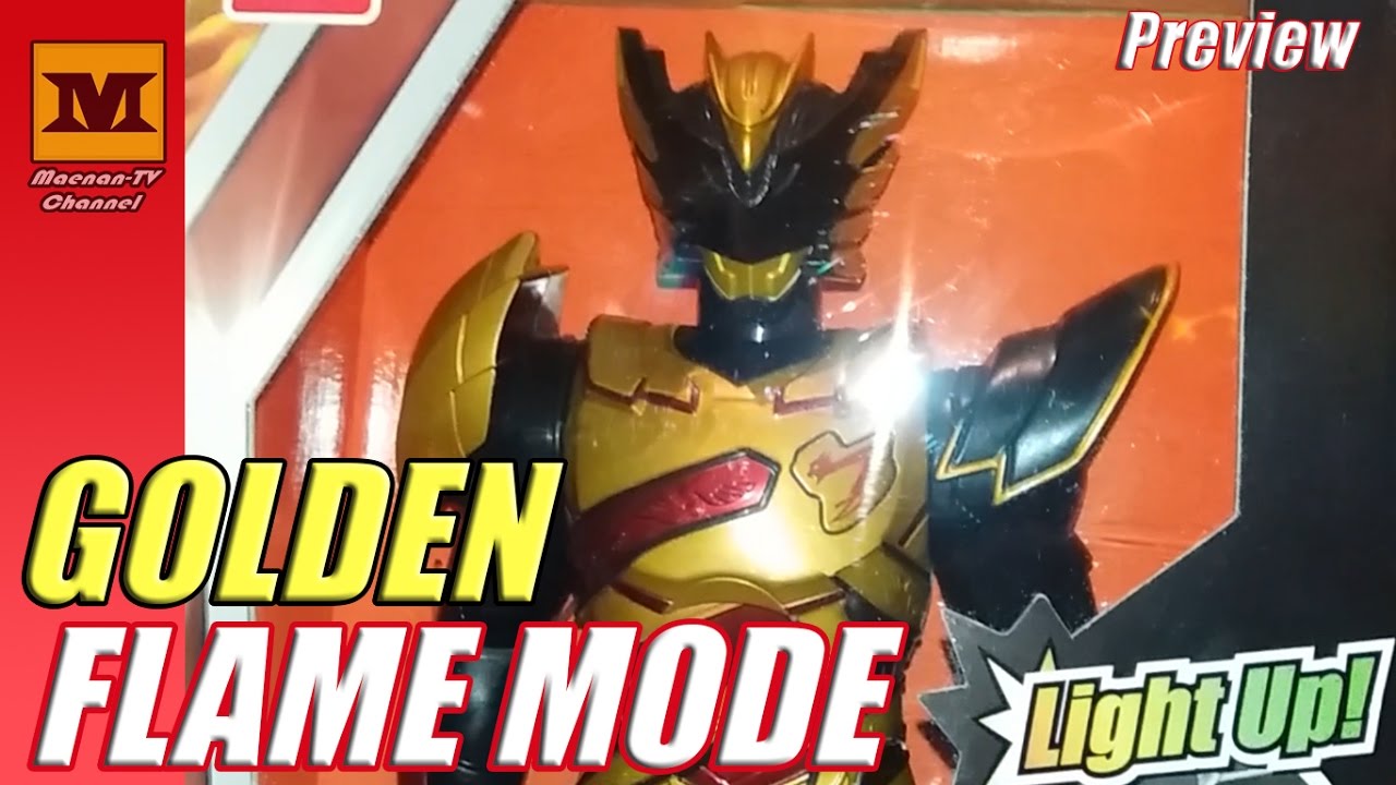 Bima-X GOLD Flame Mode (DX Figure Preview) Satria Heroes - YouTube