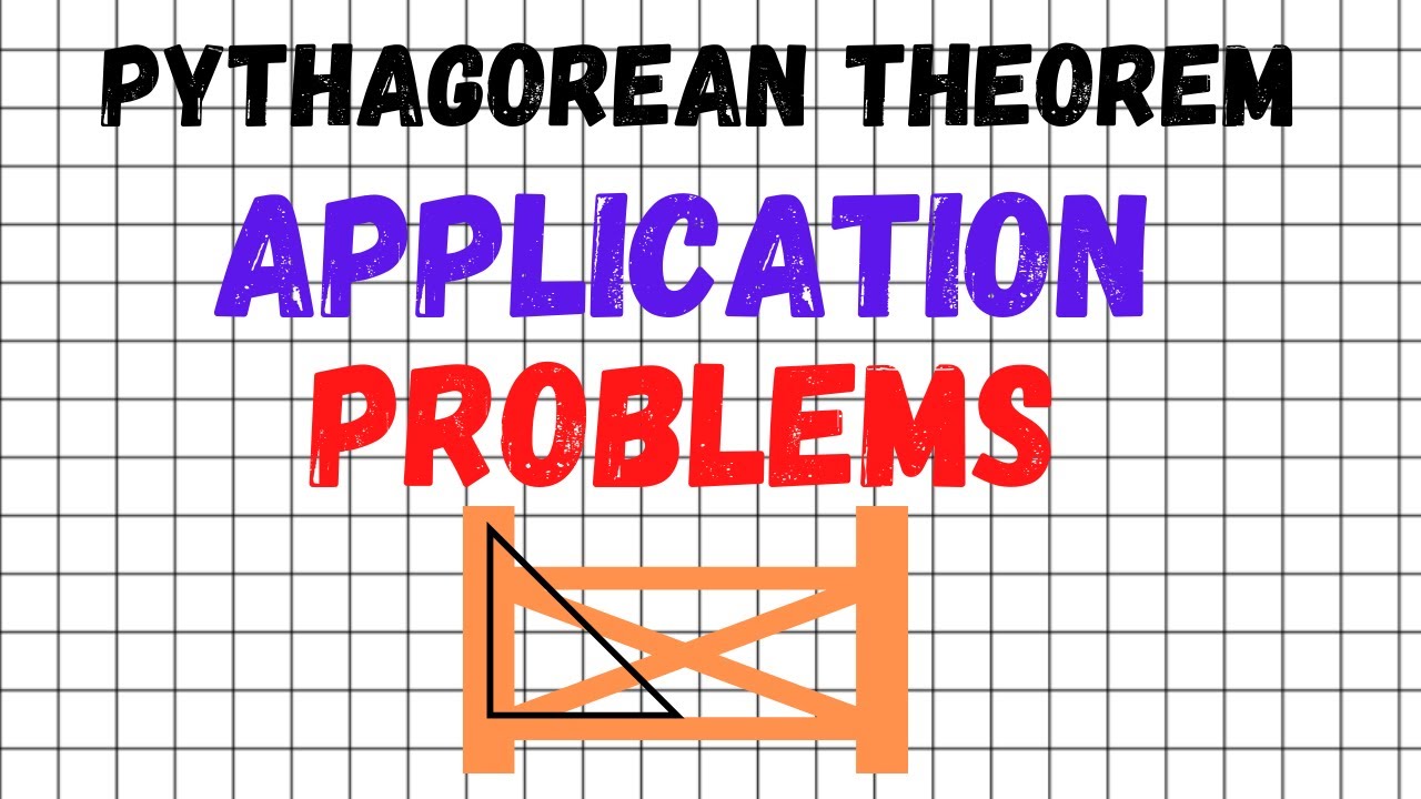 Pythagorean theorem application problems - YouTube