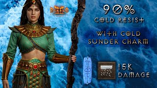 Diablo 2: Resurrected - Blizzard Sorceress [Sunder Charm Guide]