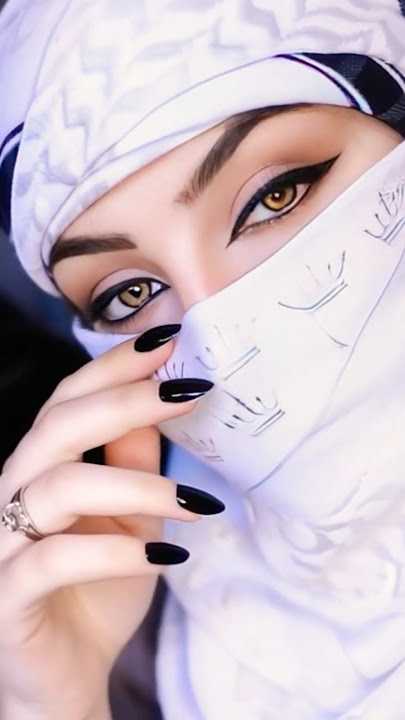 Niqabi Queen With Hypnotic Eyes 😍👁️ #ArabGirls #Shorts #arabiccouple #hijab #arabcouple #niqab