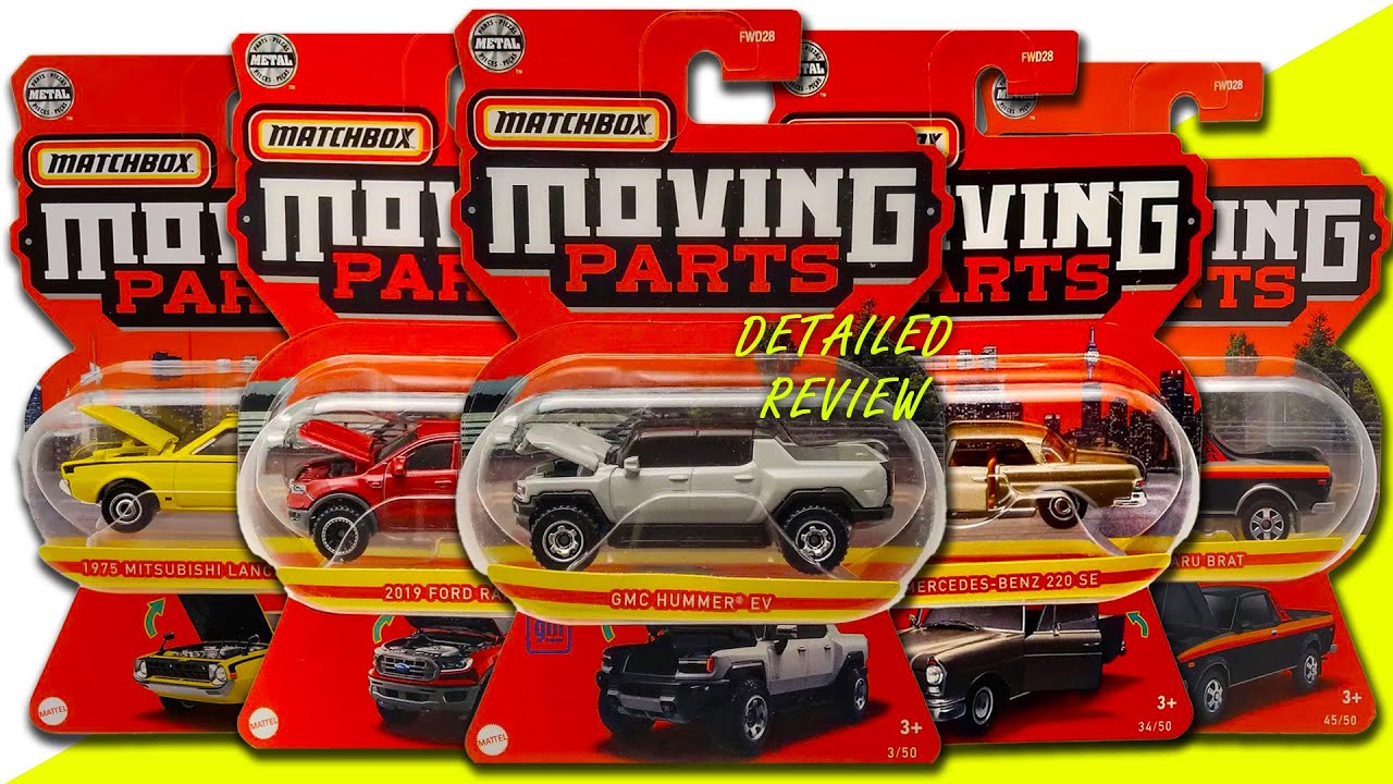 Showcase Matchbox Moving Parts Detailed Review from Mixes. YouTube