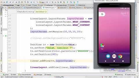 Android ile Mobil Programlama - Whatsapp UI Design Part4 (Final)