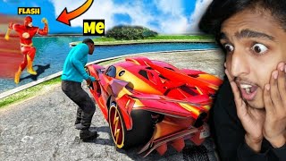 GTA 5 : I Stole THE FLASH'S SUPERCARS From FLASH !! MALAYALAM