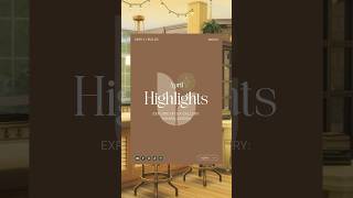 Sims 4 Highlights 🔅NoCC | April Edition 🪴 EA Gallery: Vidara_Design #simsbuild #thesims #cozy