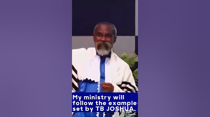Ghanaian prophet adom kyei duah say his ministry is just like prophet TB Joshua...