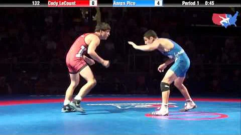 Fargo 2012 132 1st Place Match: Cody LeCount (Indi...