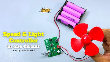 Control Speed & Brightness with One Circuit - PWM Controller Circuit!