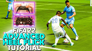 CREATE SHOOTING ANGLES with this SKILL MOVE in FIFA 22 - ADVANCED HEEL FLICK TUTORIAL - FIFA 22