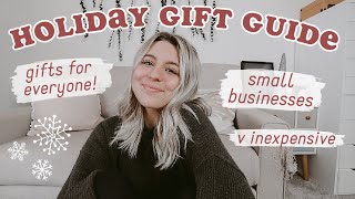 HOLIDAY GIFT GUIDE 2020 // gifts under $30 + small businesses!