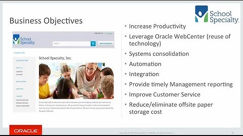 School Specialty Improves Order Processing with WebCenter